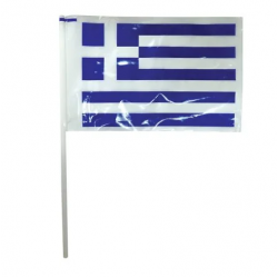 Ελληνικό σημαιάκι πλαστικό 30x45εκ. Ελληνικό σημαιάκι πλαστικό 30x45εκ.